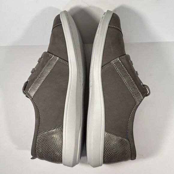 SAS MARNIE‎ Leather Sneaker Size 10M Gray USA Made Lightweight Sporty - Picture 6 of 13